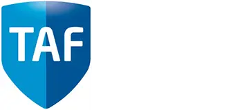 The logo of TAF.