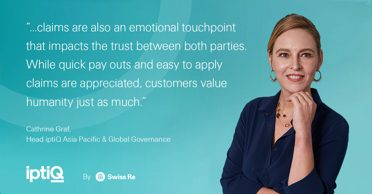 A quote of Cathrine Graf, Head iptiQ APAC & Global Governance.
